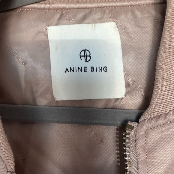 Anine Bing Leon Bomber Jacket In Sepia - Picture 3 of 7